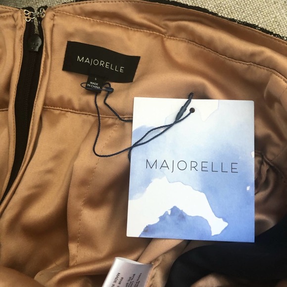 Majorelle Salinas Black Lace Halter Wide Leg Jumpsuit Women's Size Small New - Picture 7 of 8